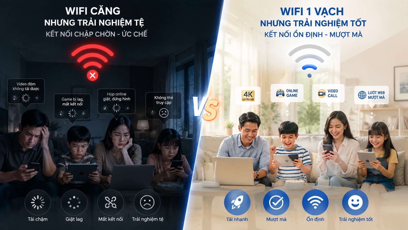 Internet tốc độ bao nhiêu là đủ cho gia đình? Không phải cứ “mạng mạnh” là dùng sẽ mượt